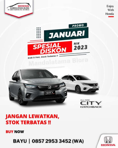 Promo Spesial Diskon Honda City HATCHBACK