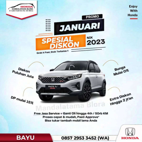 Promo Spesial Diskon Honda WR-V