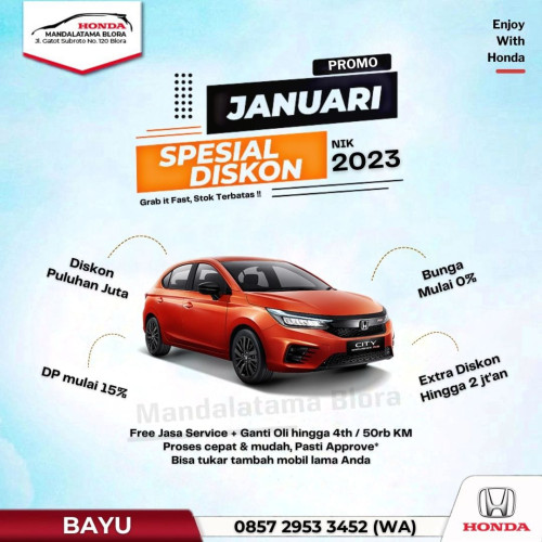 Promo Spesial Diskon Honda City 