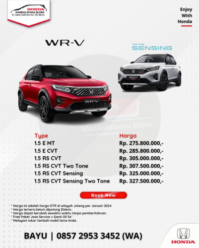 Promo Honda WR-V